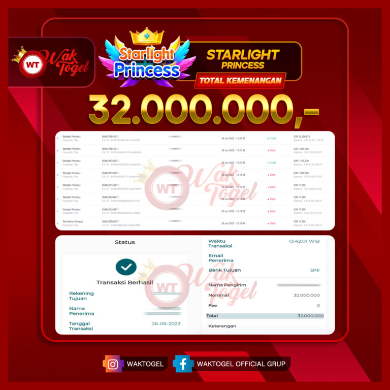 BUKTI PEMBAYARAN SLOT WAKTOGEL