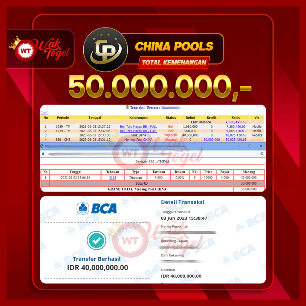 BUKTI PEMBAYARAN CHINA WAKTOGEL