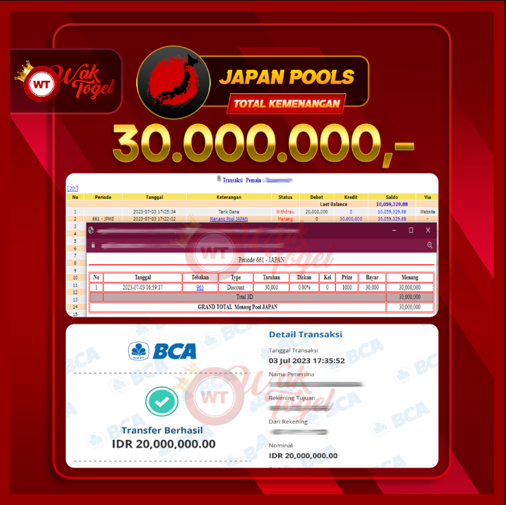 BUKTI PEMBAYARAN JAPAN WAKTOGEL