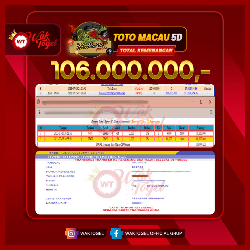 BUKTI PEMBAYARAN TOTOMACAU WAKTOGEL