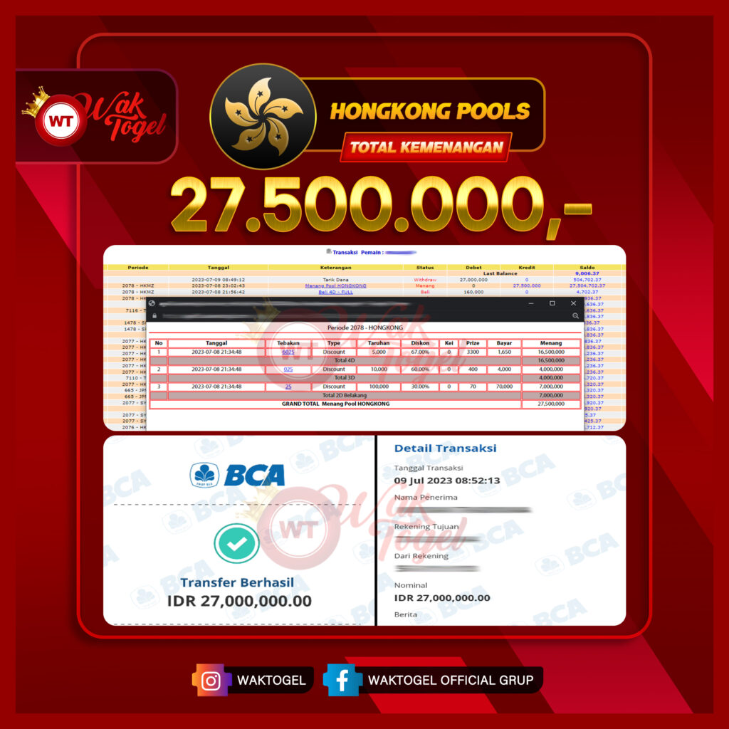 BUKTI PEMBAYARAN HONGKONG WAKTOGEL