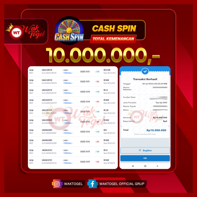 BUKTI PEMBAYARAN SLOT WAKTOGEL