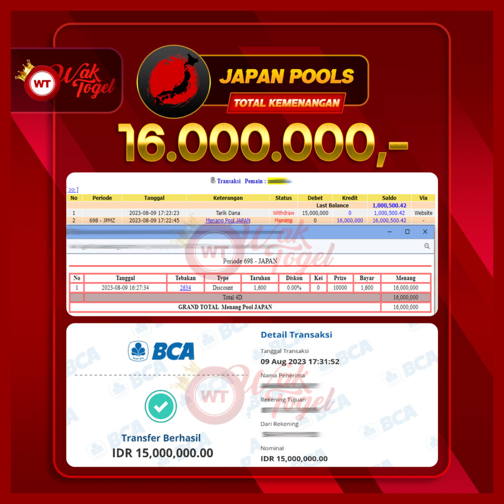 BUKTI PEMBAYARAN JAPAN WAKTOGEL