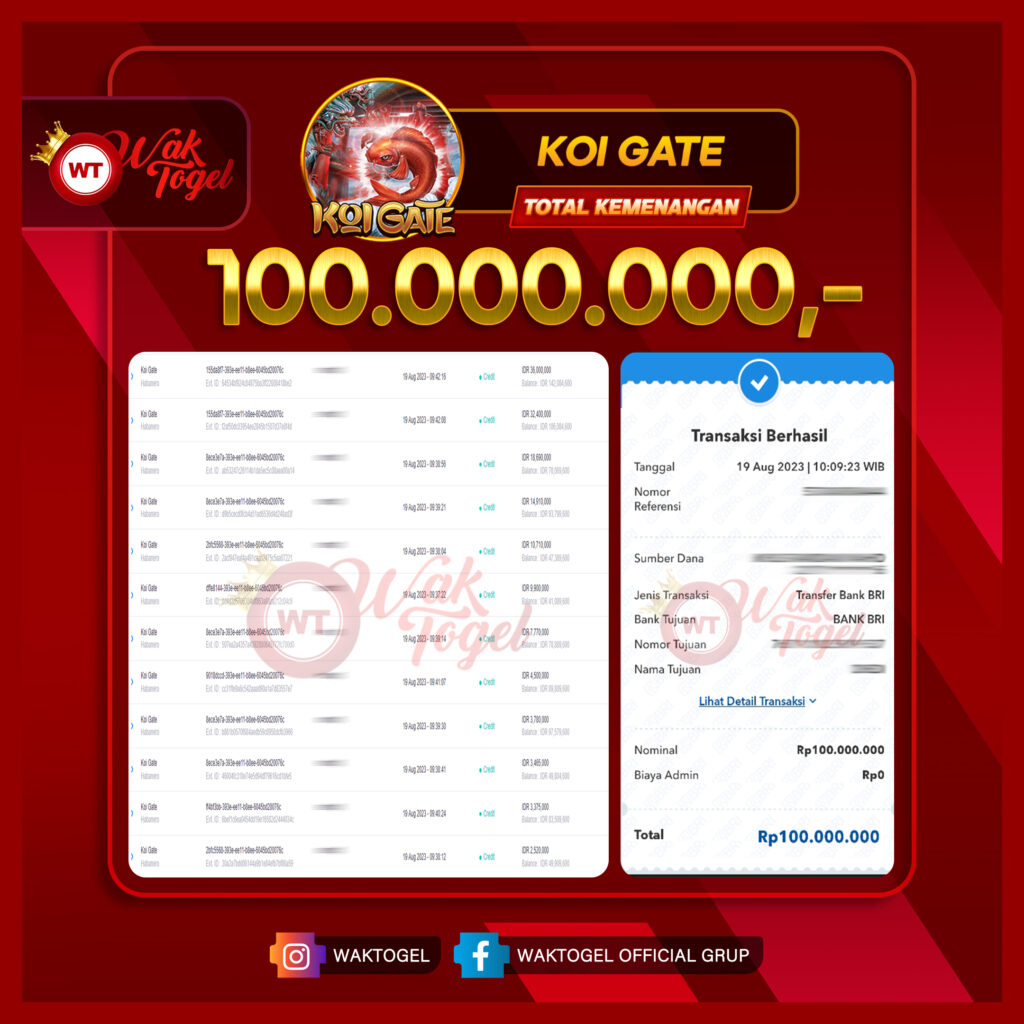 BUKTI PEMBAYARAN SLOT WAKTOGEL