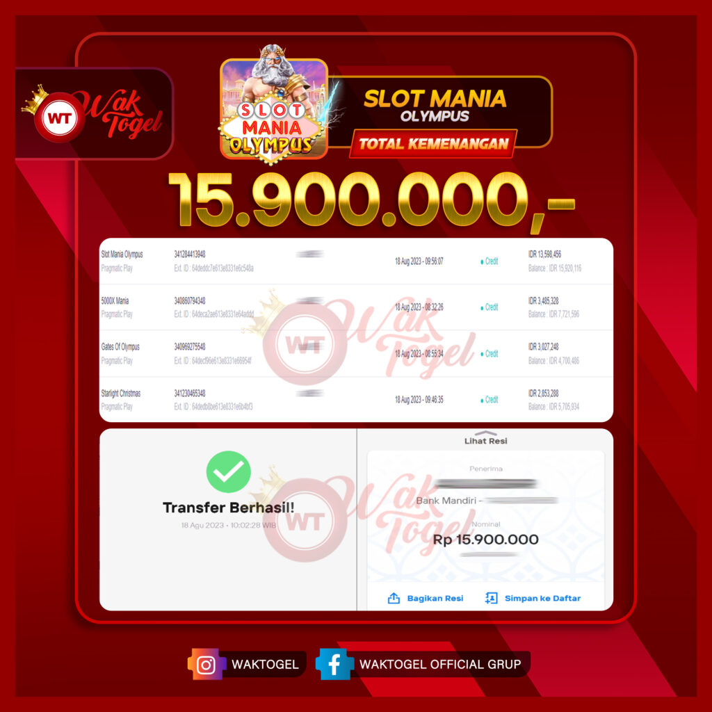 BUKTI PEMBAYARAN SLOT WAKTOGEL