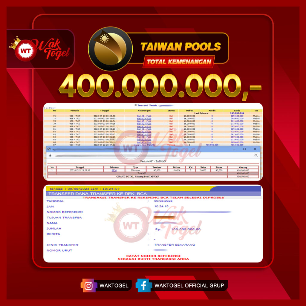 BUKTI PEMBAYARAN TAIWAN WAKTOGEL