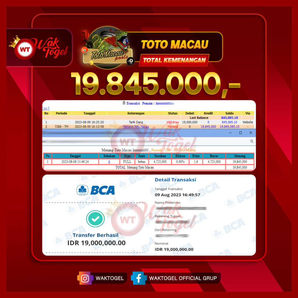 BUKTI PEMBAYARAN TOTOMACAU WAKTOGEL