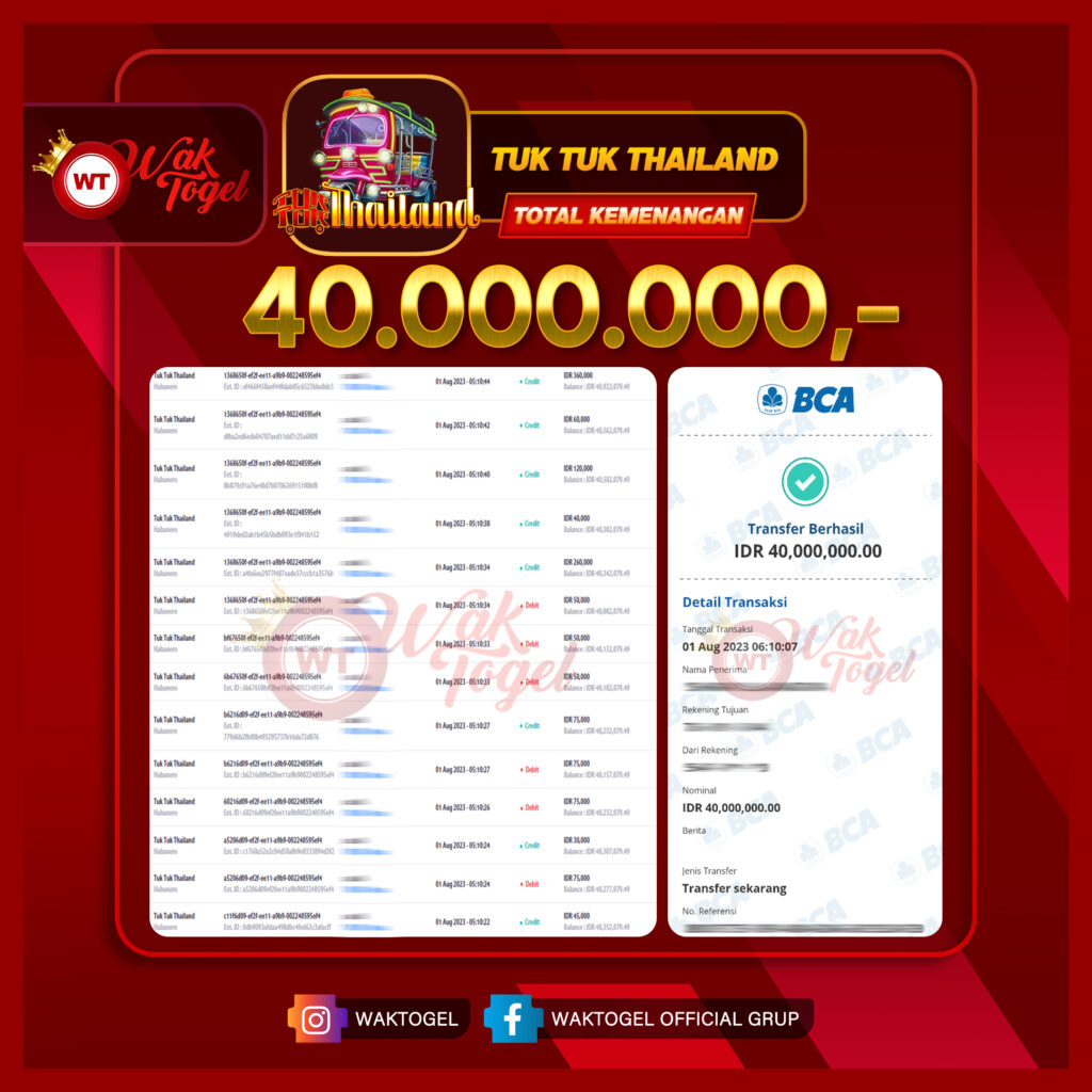 BUKTI PEMBAYARAN SLOT WAKTOGEL