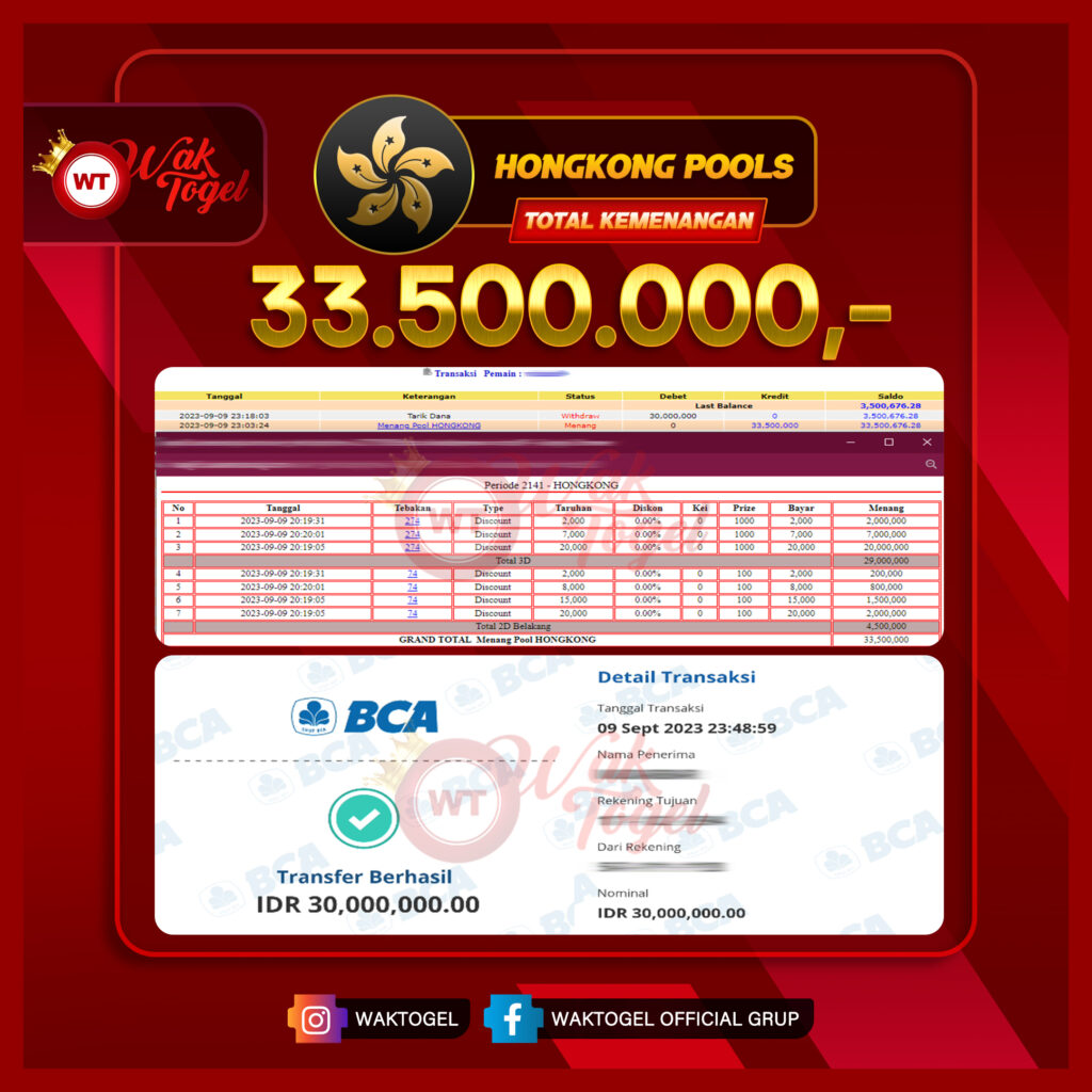 BUKTI PEMBAYARAN HONGKONG WAKTOGEL