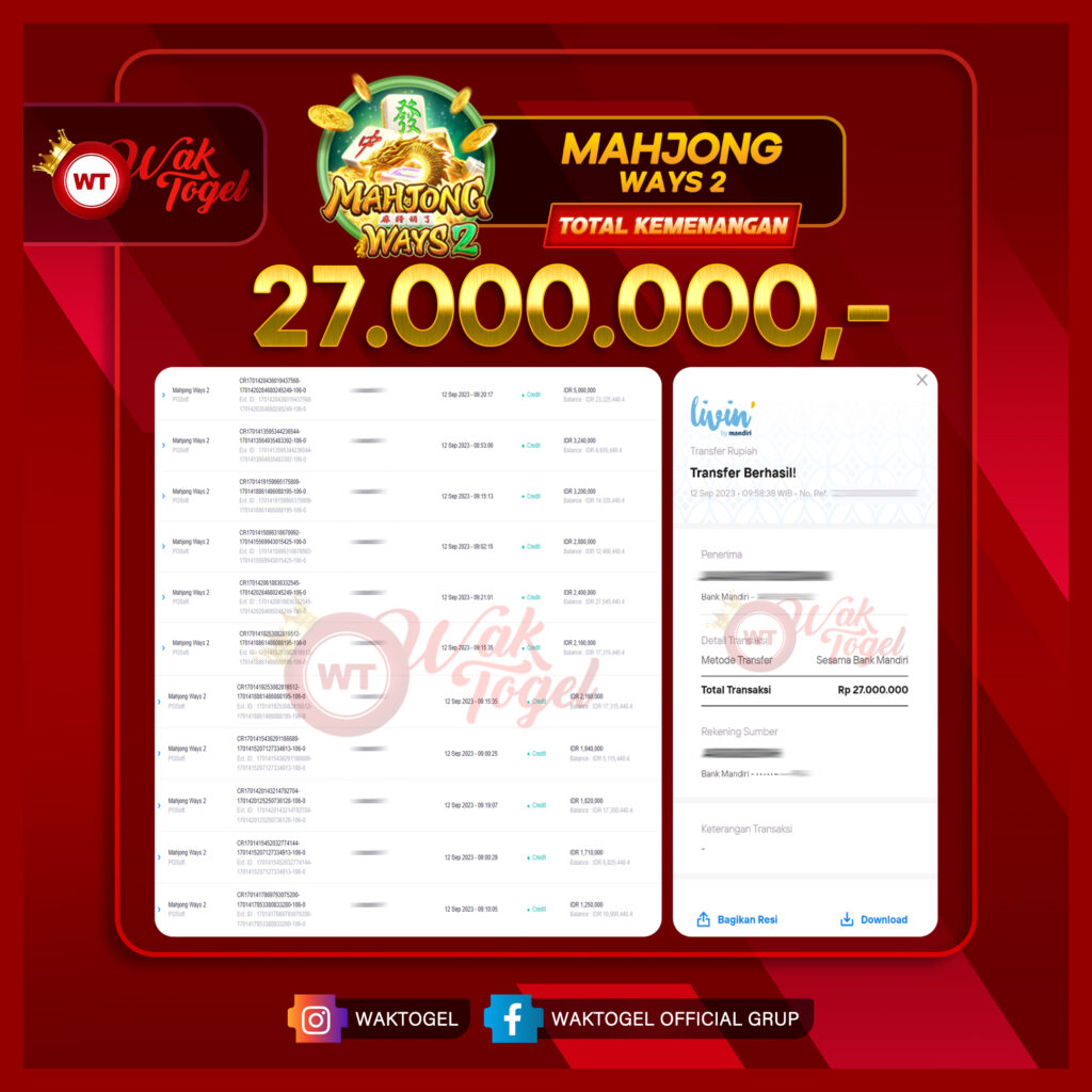 BUKTI PEMBAYARAN SLOT WAKTOGEL