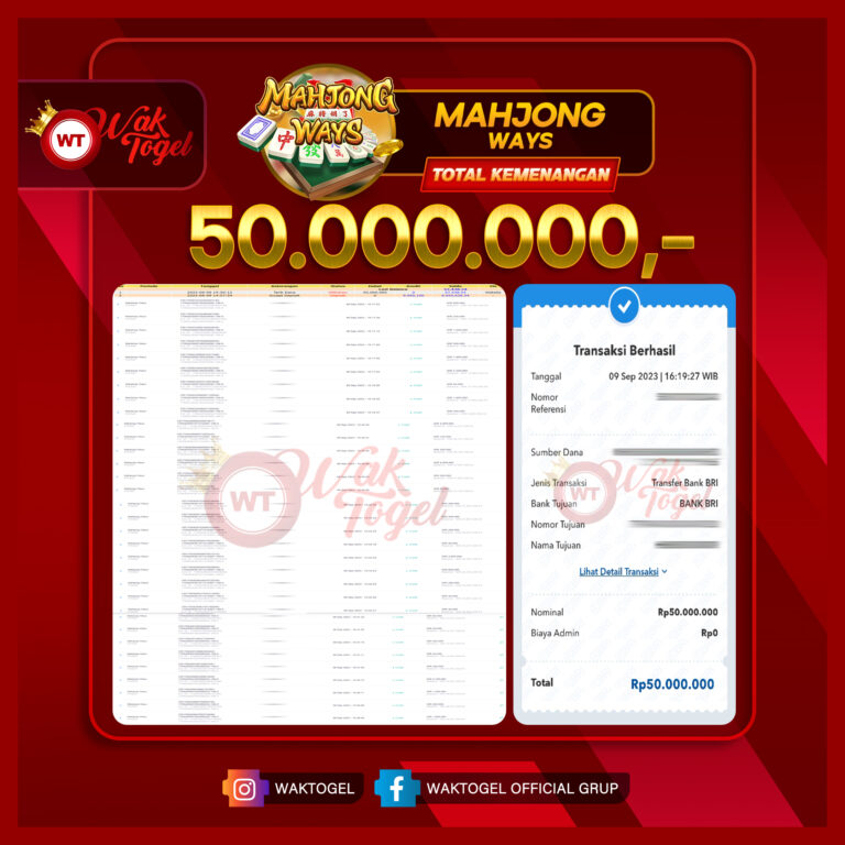 BUKTI PEMBAYARAN SLOT WAKTOGEL