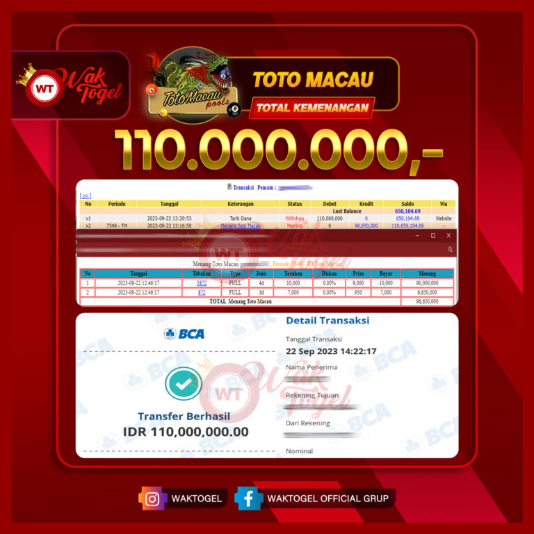 BUKTI PEMBAYARAN TOTOMACAU WAKTOGEL