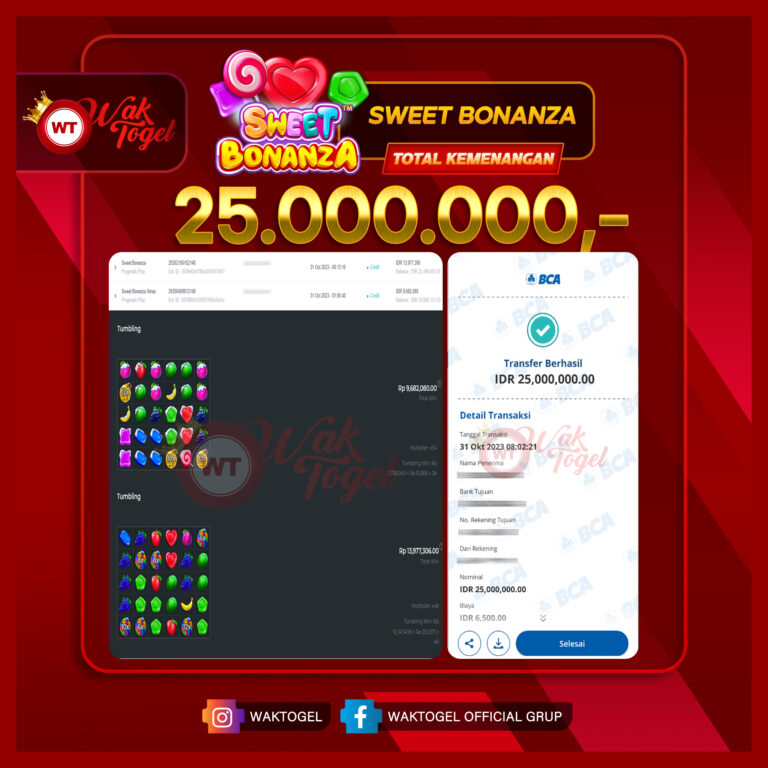 BUKTI PEMBAYARAN SLOT WAKTOGEL