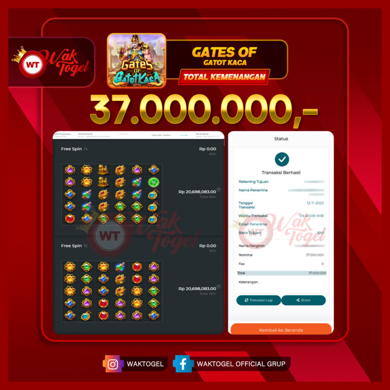 BUKTI PEMBAYARAN SLOT WAKTOGEL