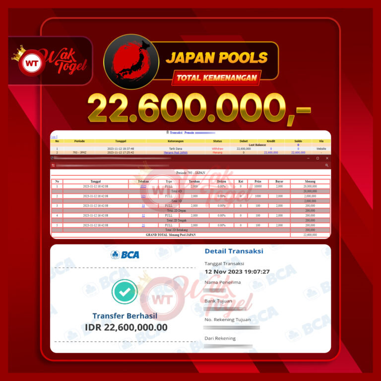 BUKTI PEMBAYARAN JAPAN WAKTOGEL