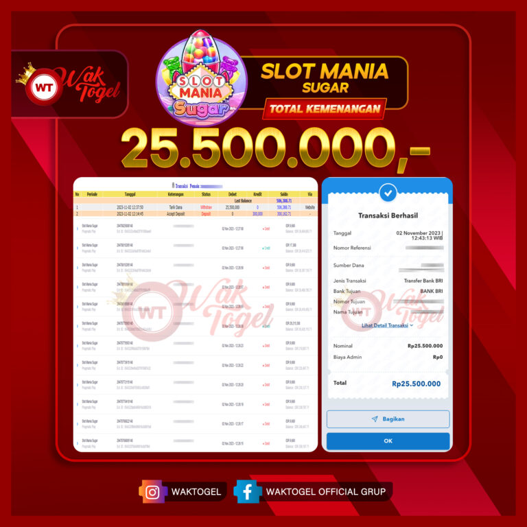 BUKTI PEMBAYARAN SLOT WAKTOGEL