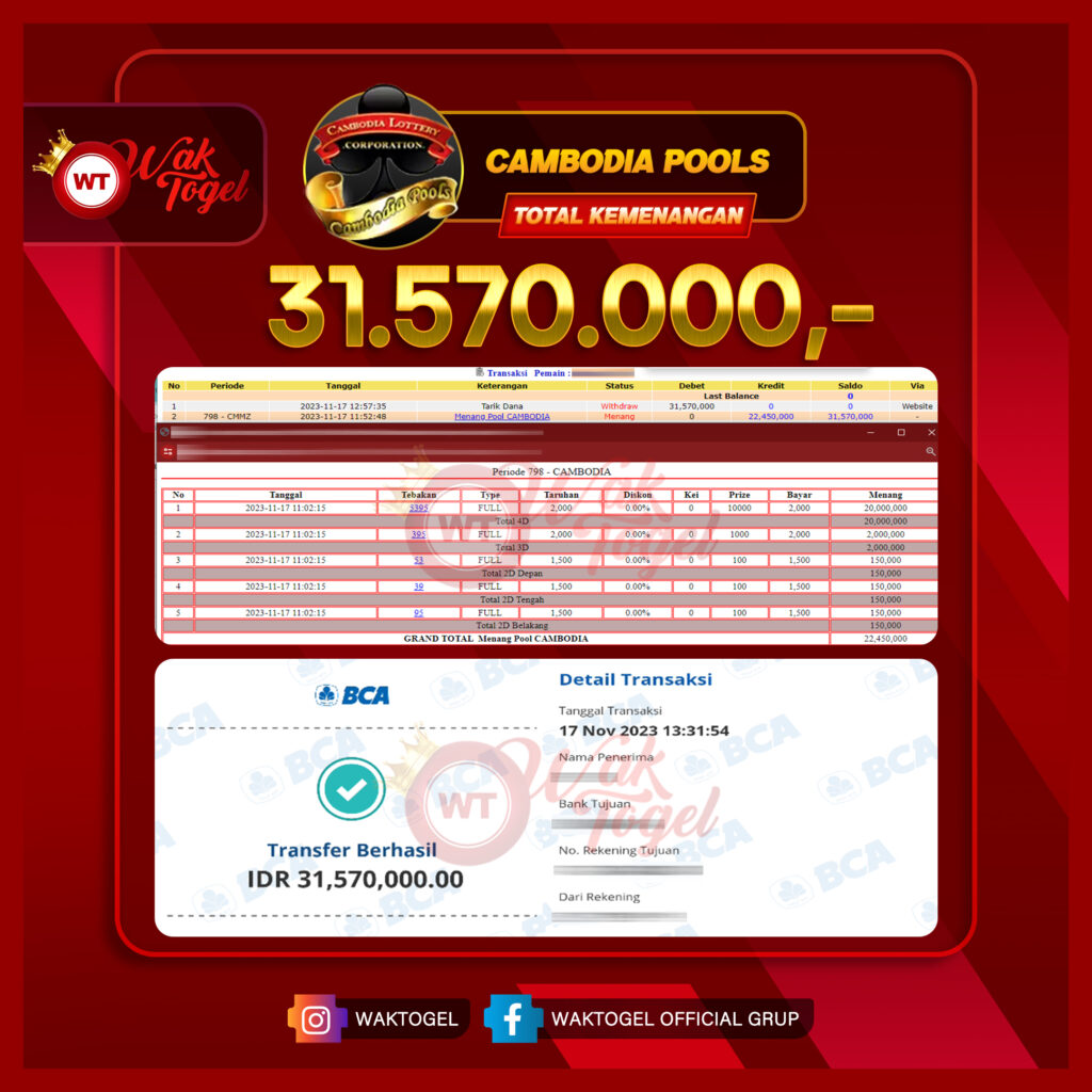 BUKTI PEMBAYARAN CAMBODIA WAKTOGEL