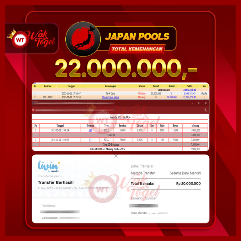 BUKTI PEMBAYARAN JAPAN WAKTOGEL