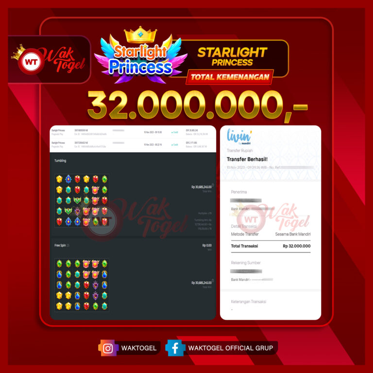 BUKTI PEMBAYARAN SLOT WAKTOGEL