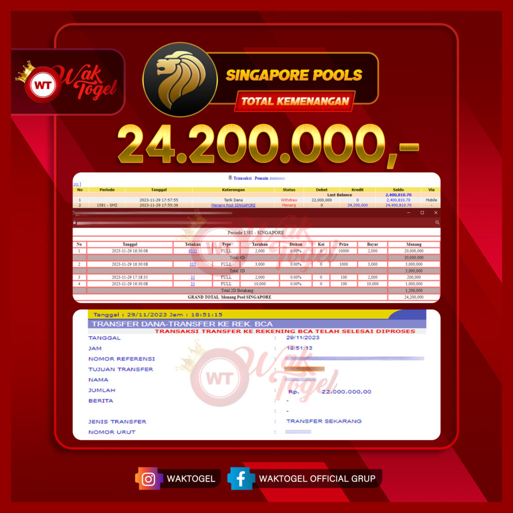 BUKTI PEMBAYARAN SINGAPORE WAKTOGEL