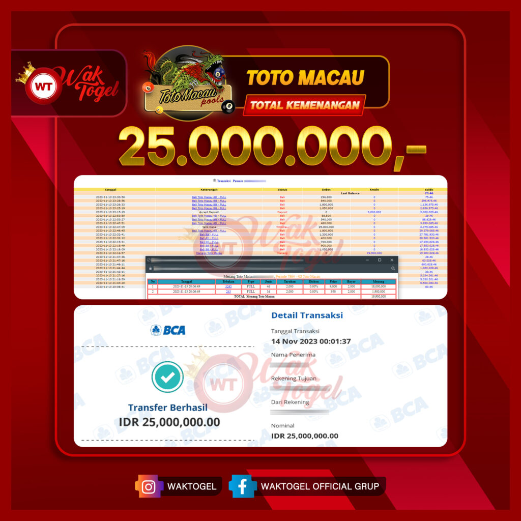 BUKTI PEMBAYARAN TOTOMACAU WAKTOGEL