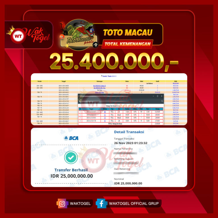 BUKTI PEMBAYARAN TOTOMACAU WAKTOGEL