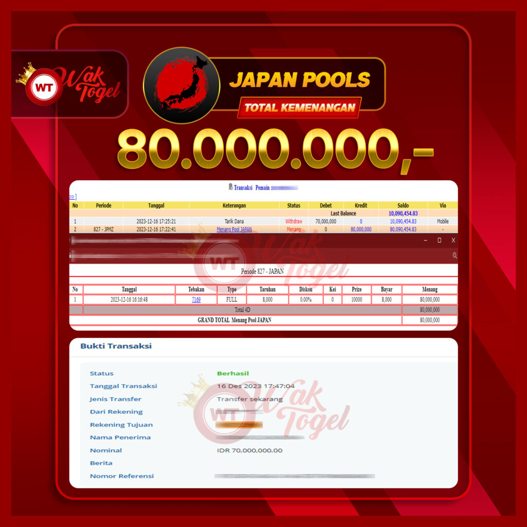 BUKTI PEMBAYARAN JAPAN WAKTOGEL