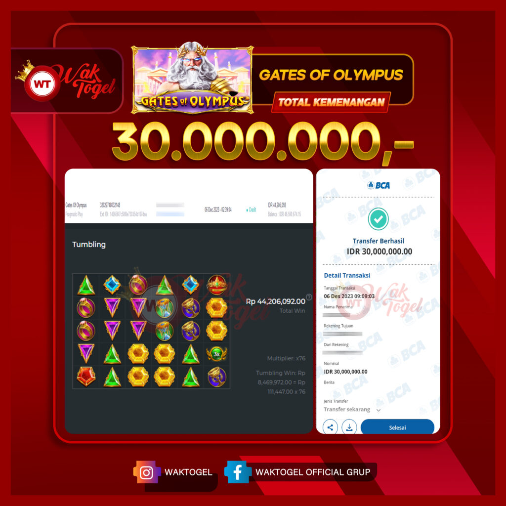 BUKTI PEMBAYARAN SLOT WAKTOGEL