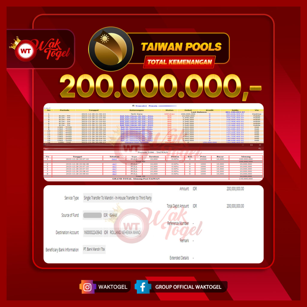 BUKTI PEMBAYARAN TAIWAN WAKTOGEL