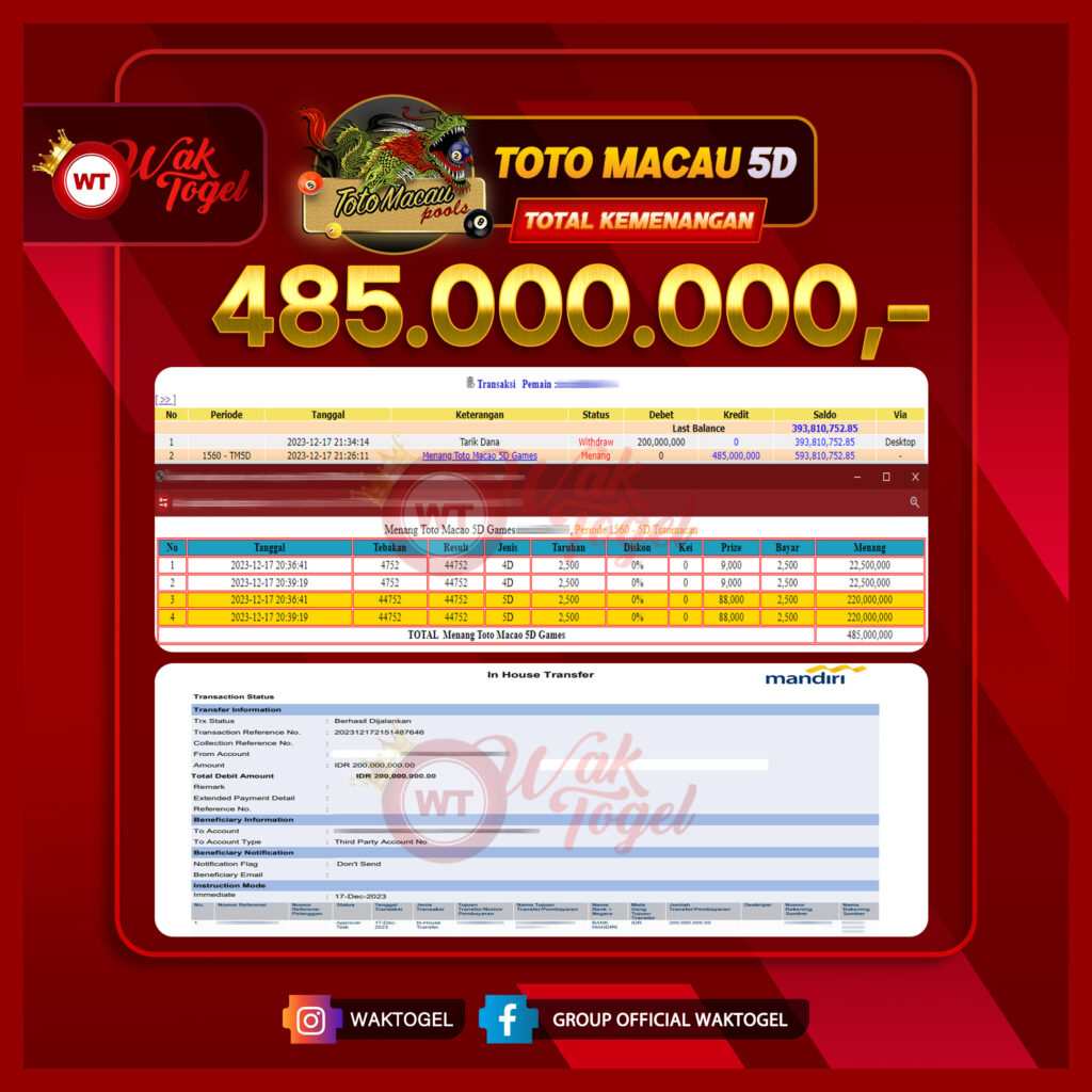 BUKTI PEMBAYARAN TOTOMACAU WAKTOGEL