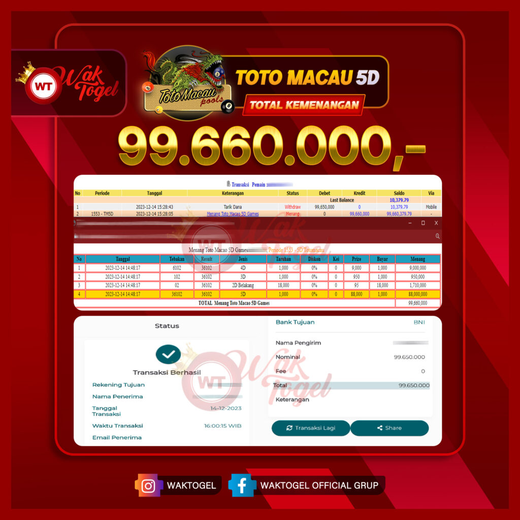 BUKTI PEMBAYARAN TOTOMACAU WAKTOGEL