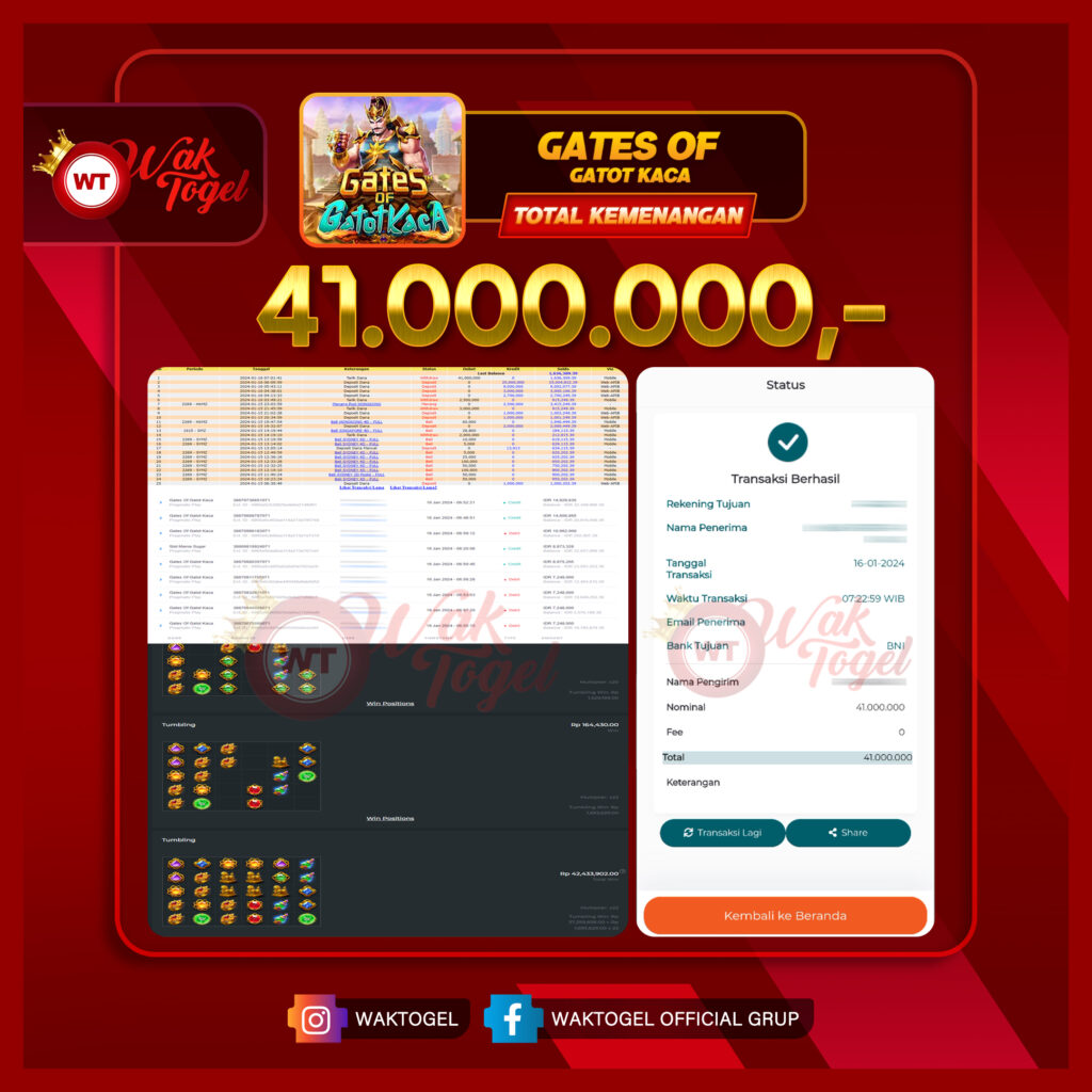 BUKTI PEMBAYARAN SLOT WAKTOGEL