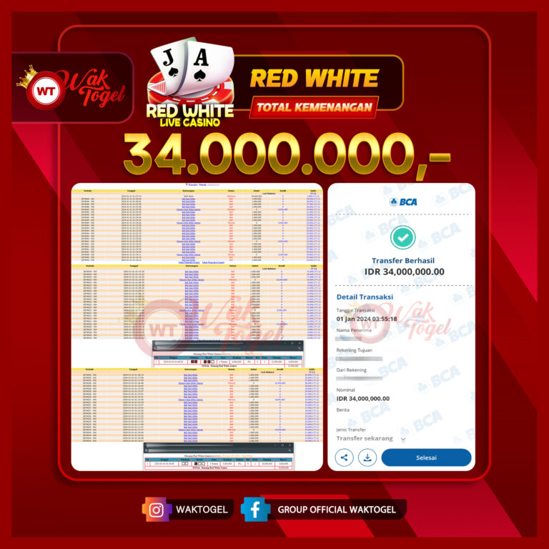 BUKTI PEMBAYARAN RED WHITE WAKTOGEL