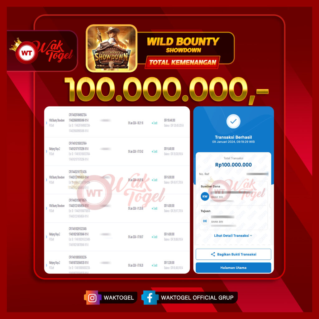 BUKTI PEMBAYARAN SLOT WAKTOGEL