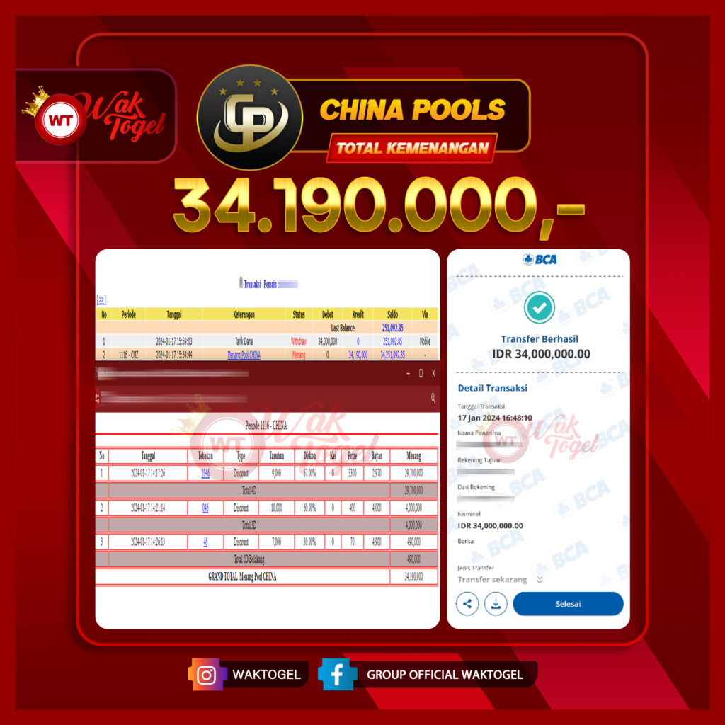 BUKTI PEMBAYARAN CHINA WAKTOGEL