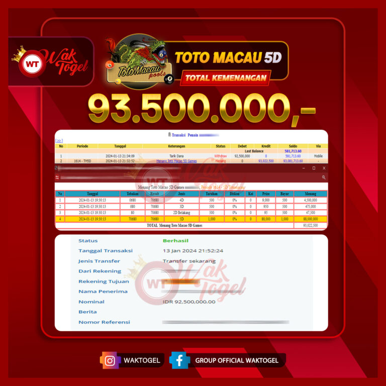 BUKTI PEMBAYARAN TOTOMACAU WAKTOGEL