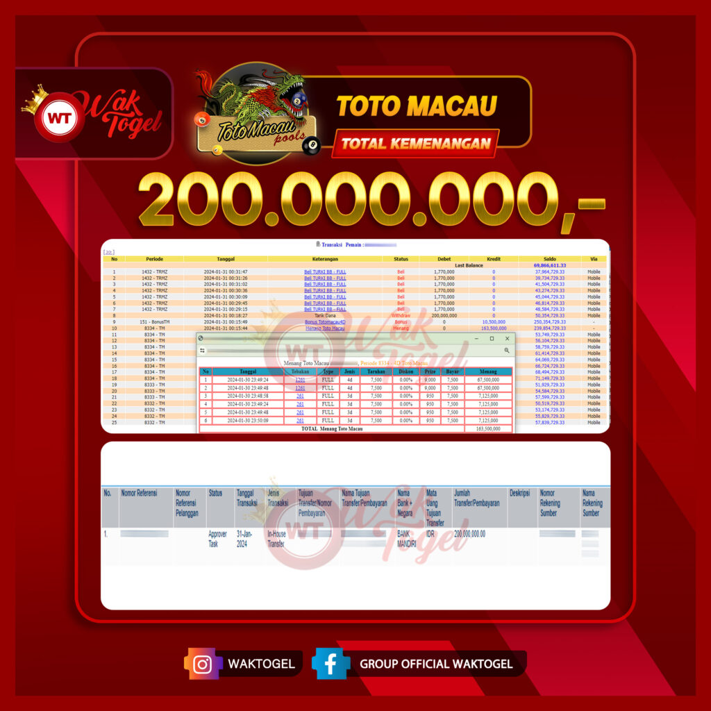 BUKTI PEMBAYARAN TOTOMACAU WAKTOGEL