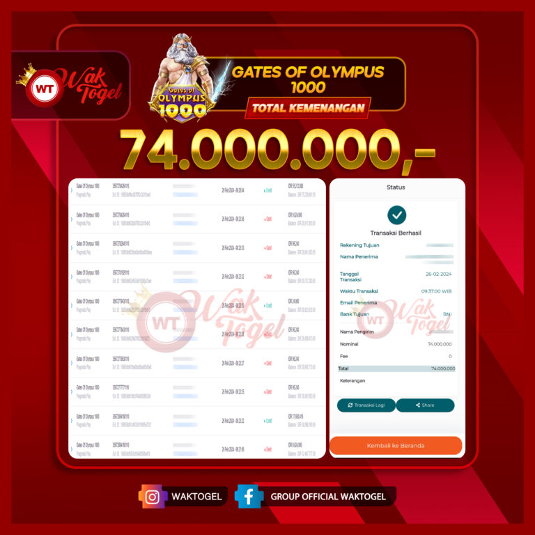 BUKTI PEMBAYARAN SLOT WAKTOGEL