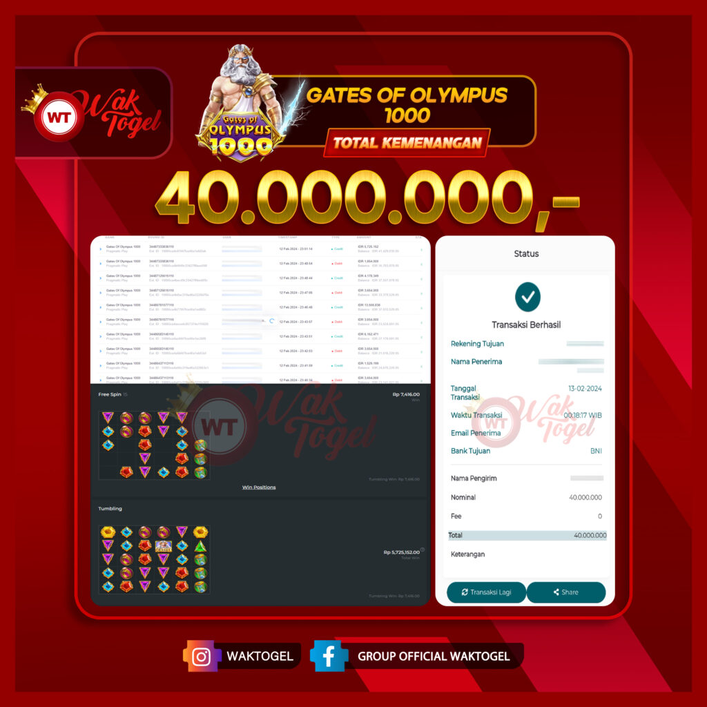 BUKTI PEMBAYARAN SLOT WAKTOGEL