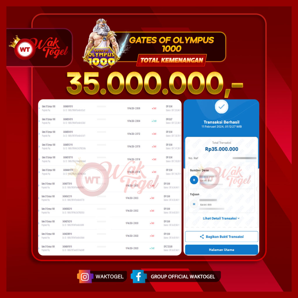 BUKTI PEMBAYARAN SLOT WAKTOGEL