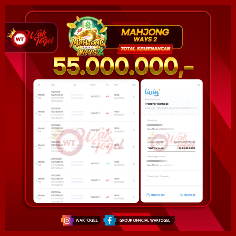 BUKTI PEMBAYARAN SLOT WAKTOGEL