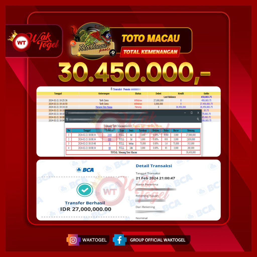 BUKTI PEMBAYARAN TOTOMACAU WAKTOGEL