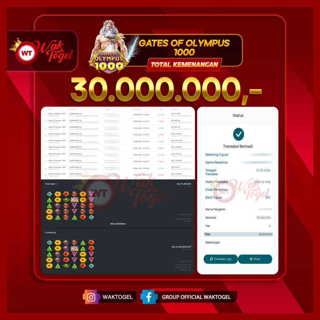 BUKTI PEMBAYARAN SLOT WAKTOGEL