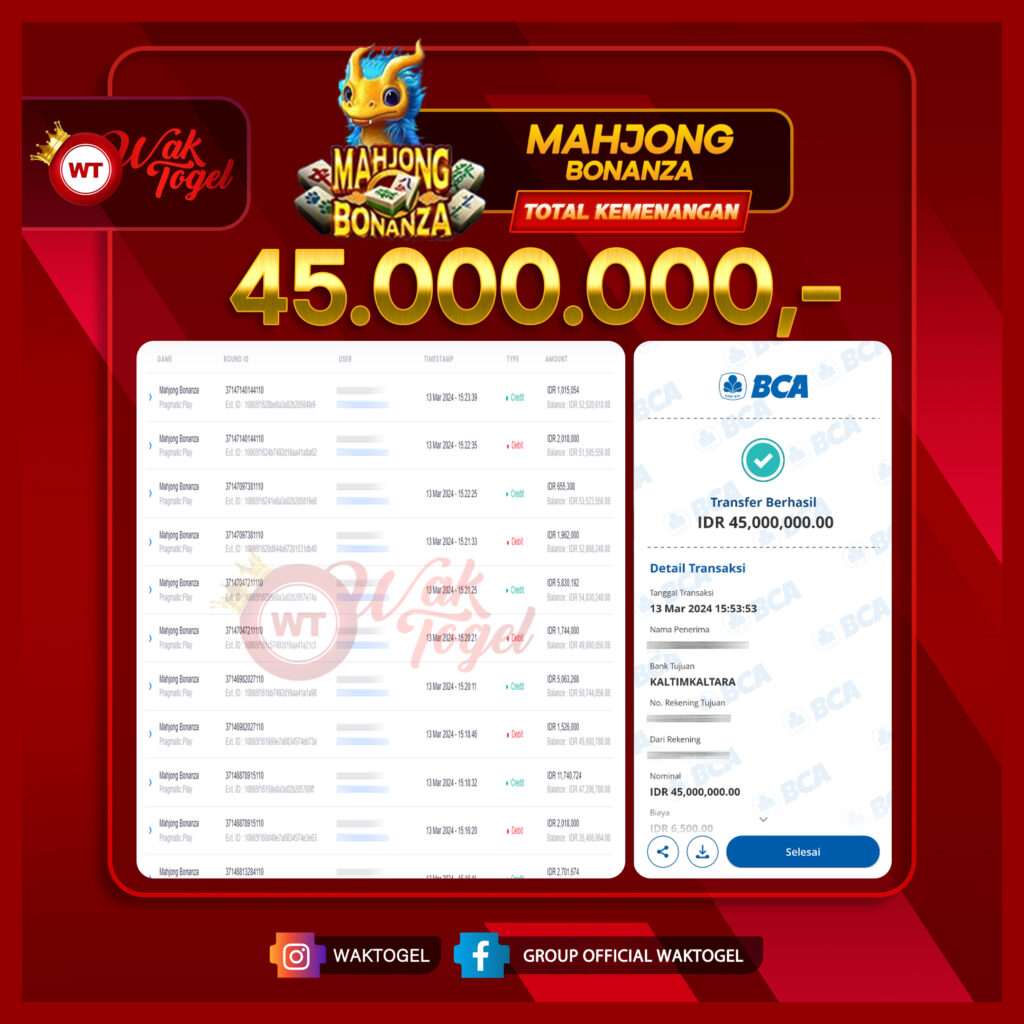 BUKTI PEMBAYARAN SLOT WAKTOGEL