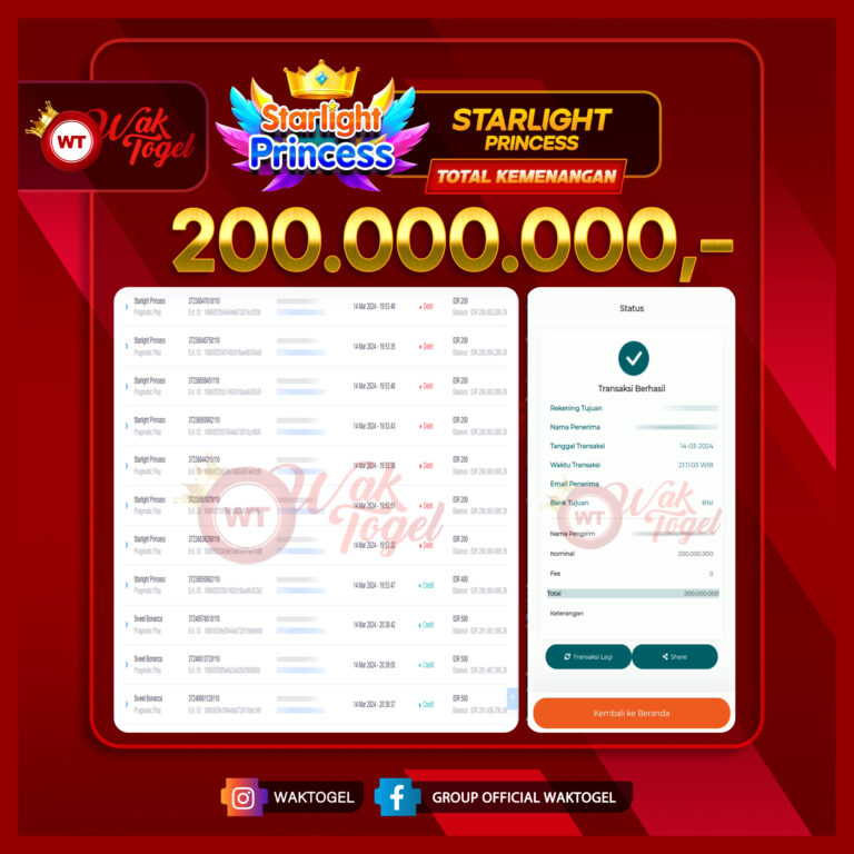 BUKTI PEMBAYARAN SLOT WAKTOGEL