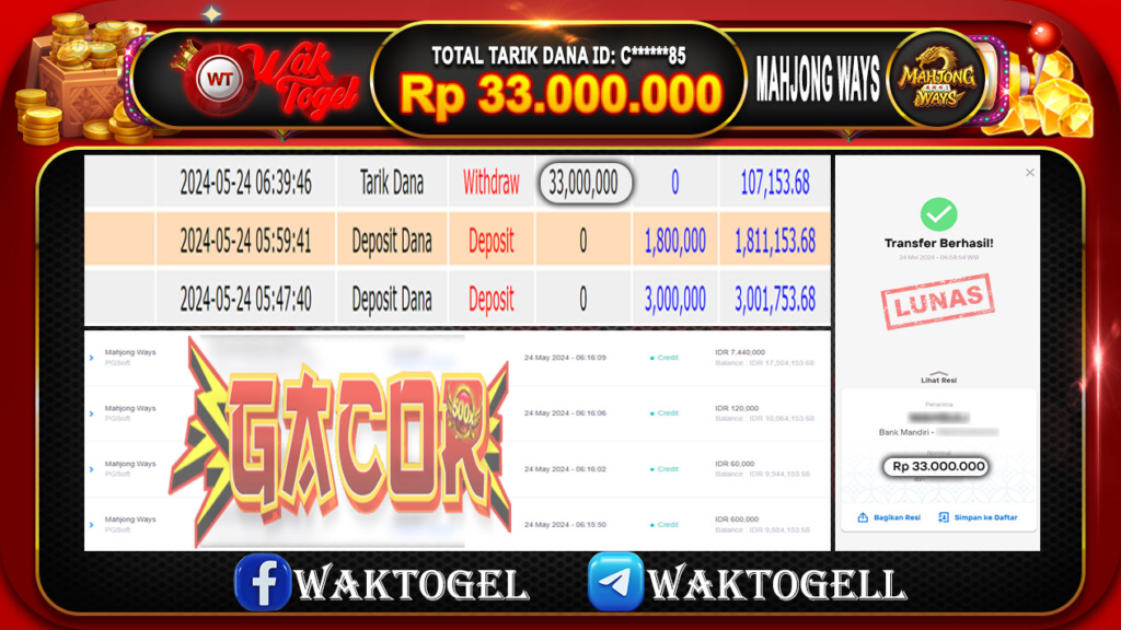 BUKTI PEMBAYARAN SLOT WAKTOGEL