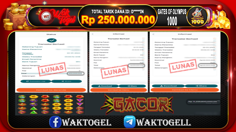 BUKTI PEMBAYARAN SLOT WAKTOGEL