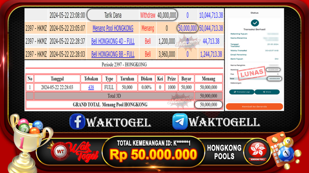 BUKTI PEMBAYARAN HONGKONG WAKTOGEL