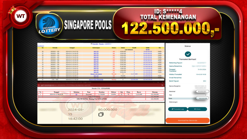 BUKTI PEMBAYARAN SINGAPORE WAKTOGEL