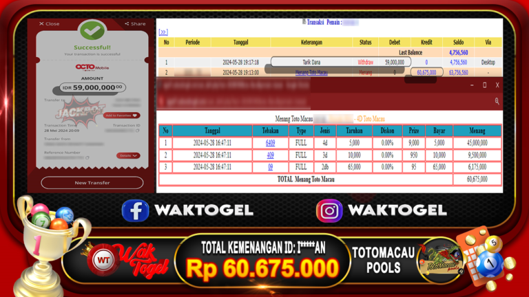 BUKTI PEMBAYARAN TOTOMACAU WAKTOGEL